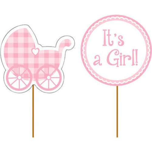 It's A Girl Cupcake Flag Pixs - Click Image to Close
